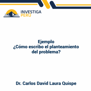 Ejemplo Planteamiento del Problema